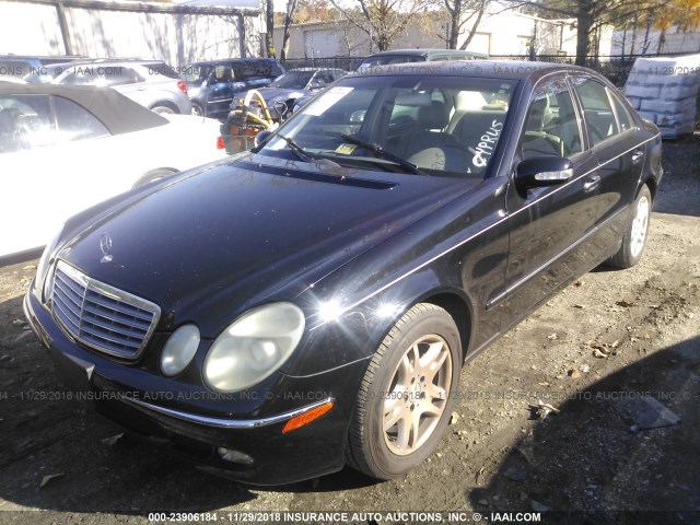 WDBUF65J23A158938 - 2003 MERCEDES-BENZ E 320 BLACK photo 2