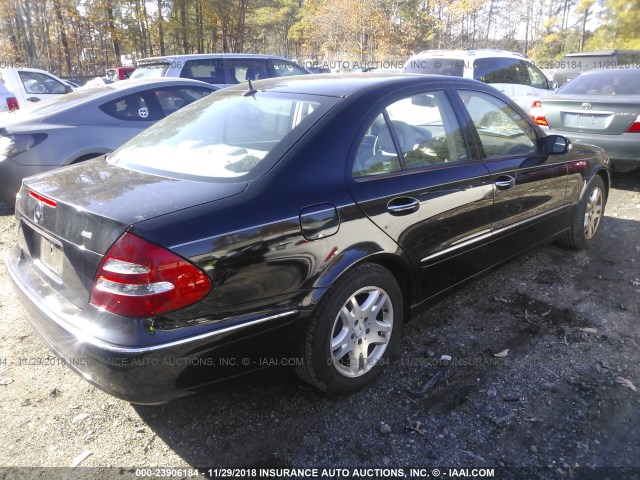 WDBUF65J23A158938 - 2003 MERCEDES-BENZ E 320 BLACK photo 4