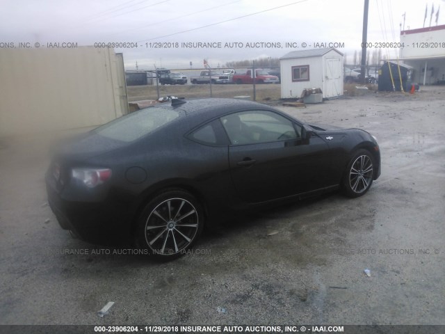 JF1ZNAA19G9702996 - 2016 TOYOTA SCION FR-S შავი ფოტო 4