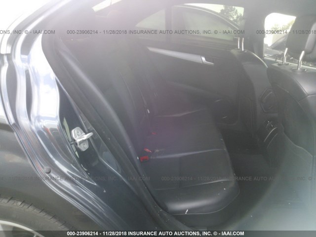 WDDGF4HB9DA831383 - 2013 MERCEDES-BENZ C 250 GRAY photo 8