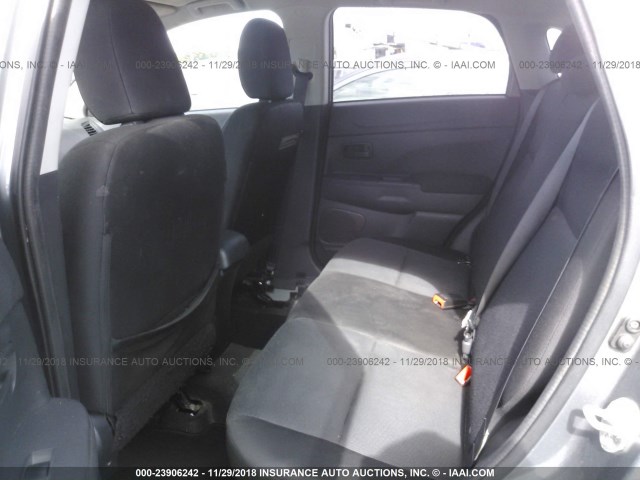 JA4AP3AU2CZ008257 - 2012 MITSUBISHI OUTLANDER SPORT ES GRAY photo 8