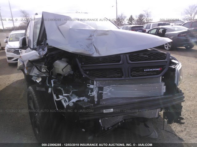 3C4PDDGG2JT499210 - 2018 DODGE JOURNEY CROSSROAD GRAY photo 6