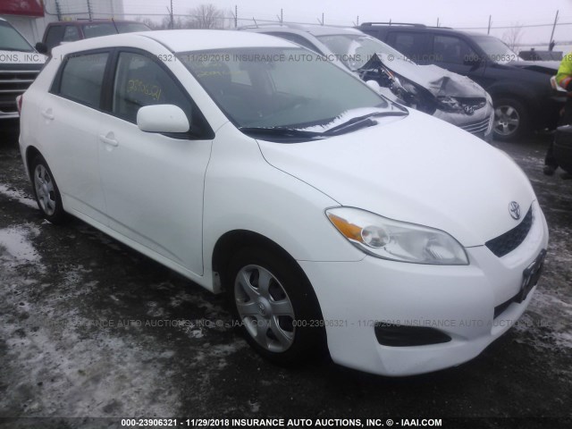 2T1KU40E49C088747 - 2009 TOYOTA COROLLA MATRIX  WHITE photo 1