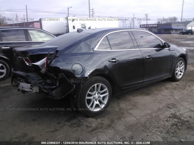 1G11D5RR4DF106051 - 2013 CHEVROLET MALIBU 1LT BLACK photo 4