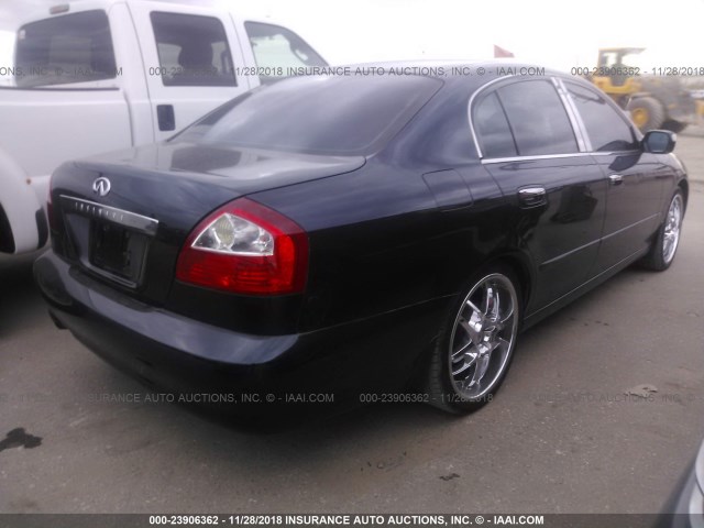 JNKBF01A82M001910 - 2002 INFINITI Q45 BLUE photo 4