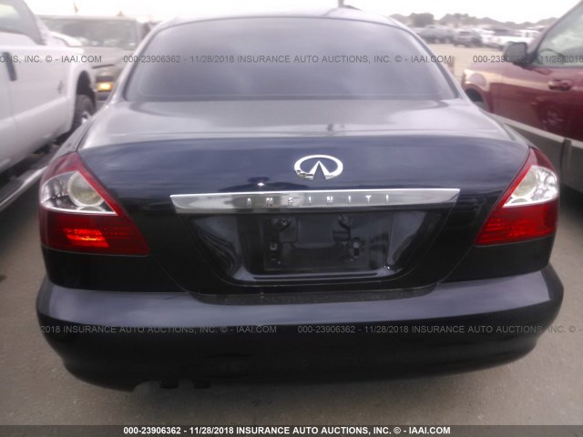 JNKBF01A82M001910 - 2002 INFINITI Q45 BLUE photo 6