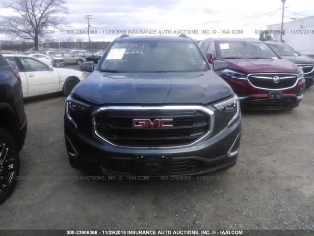 3GKALTEVXJL346423 - 2018 GMC TERRAIN SLE GRAY photo 6