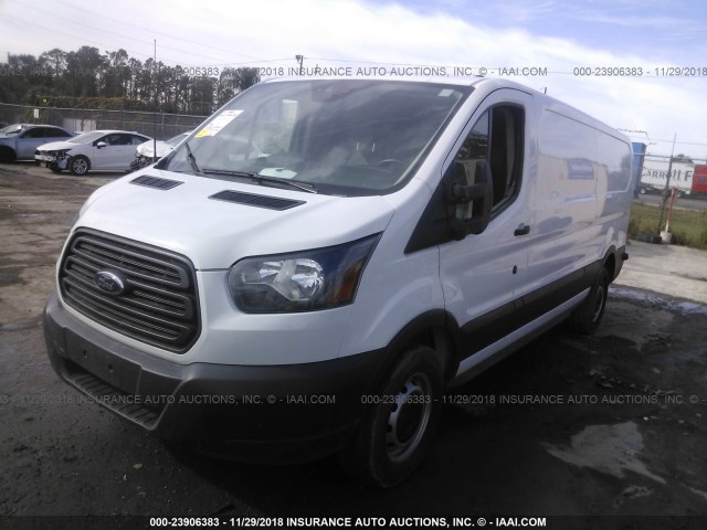 1FTYE2YG3GKB33268 - 2016 FORD TRANSIT T-150 WHITE photo 2