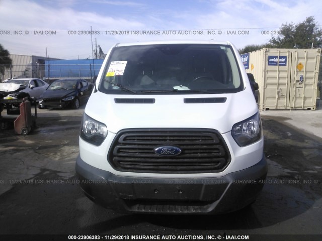 1FTYE2YG3GKB33268 - 2016 FORD TRANSIT T-150 WHITE photo 6