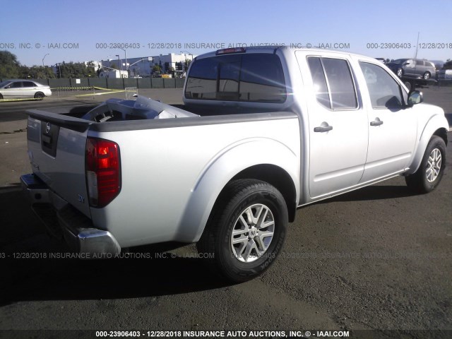 1N6AD0ER5JN717706 - 2018 NISSAN FRONTIER S/SV/SL/PRO-4X SILVER photo 4