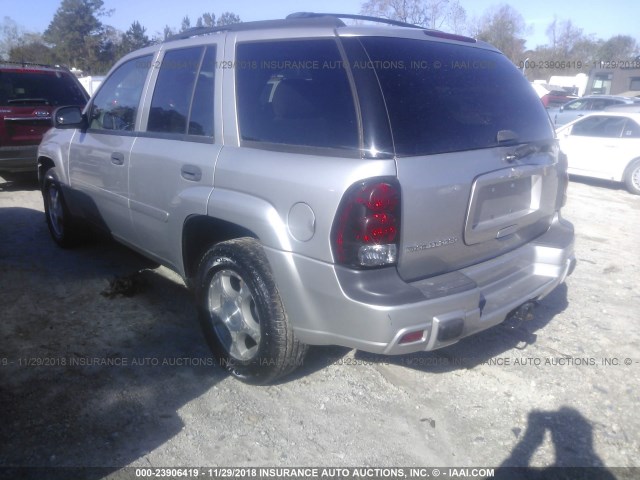 1GNDT13S872292594 - 2007 CHEVROLET TRAILBLAZER LS/LT GRAY photo 3