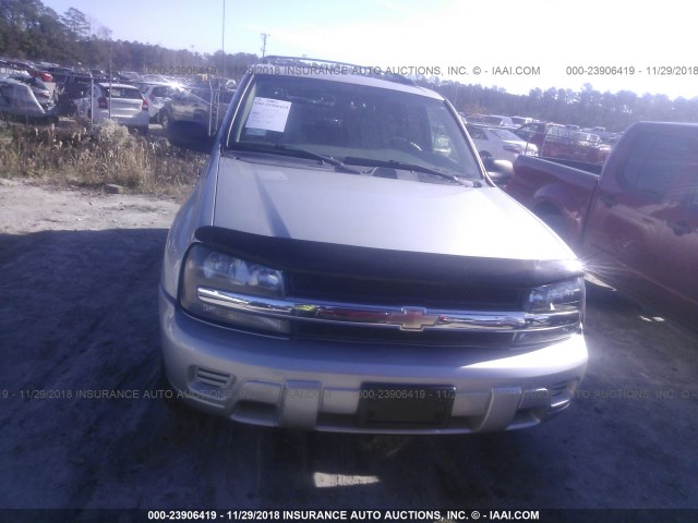 1GNDT13S872292594 - 2007 CHEVROLET TRAILBLAZER LS/LT GRAY photo 6