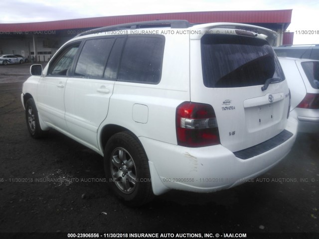 JTEDP21A550086389 - 2005 TOYOTA HIGHLANDER LIMITED WHITE photo 1