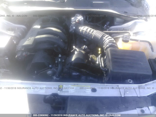 2D4FV47T17H609710 - 2007 DODGE MAGNUM SE SILVER photo 10