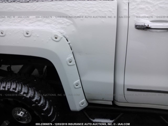 3GTU2VEC4EG386095 - 2014 GMC SIERRA K1500 SLT WHITE photo 6