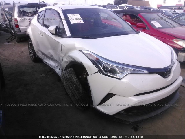 NMTKHMBX0JR054933 - 2018 TOYOTA C-HR XLE/XLE PREMIUM WHITE photo 1