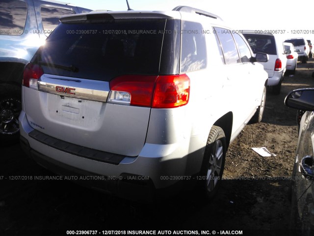 2GKALSEK9D6102304 - 2013 GMC TERRAIN SLE SILVER photo 4