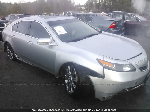 19UUA8F33EA004397 - 2014 ACURA TL SE SILVER photo 1