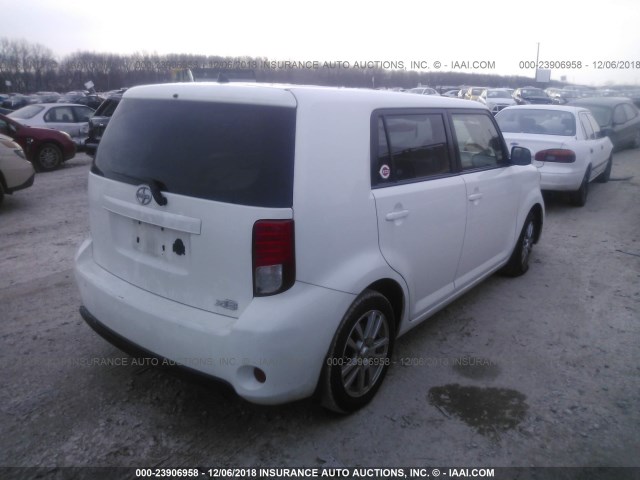 JTLZE4FE5EJ052717 - 2014 TOYOTA SCION XB Ақ фото 4