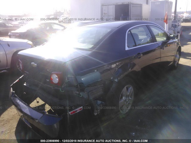 1G1ZG57B58F194436 - 2008 CHEVROLET MALIBU LS 蓝色 照片 4