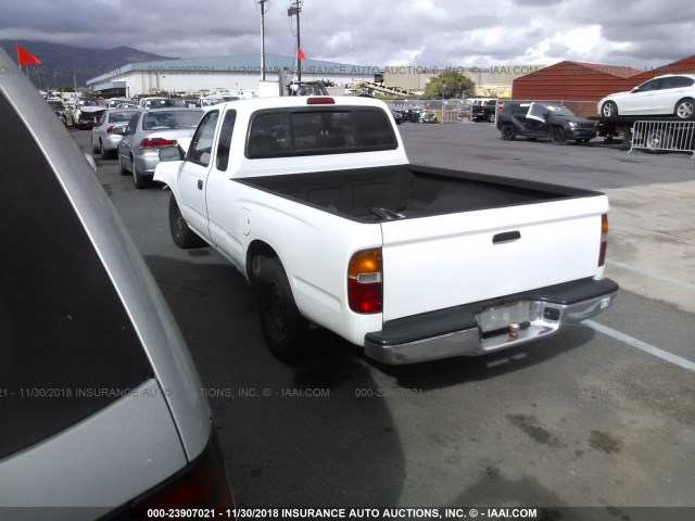 4TAVN52N2XZ443541 - 1999 TOYOTA TACOMA XTRACAB WHITE photo 3