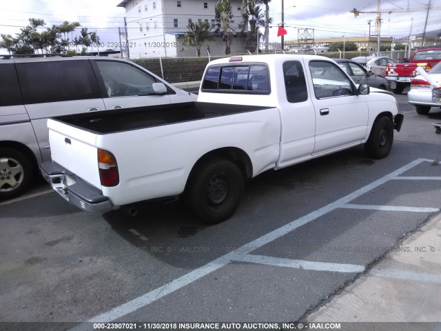 4TAVN52N2XZ443541 - 1999 TOYOTA TACOMA XTRACAB WHITE photo 4