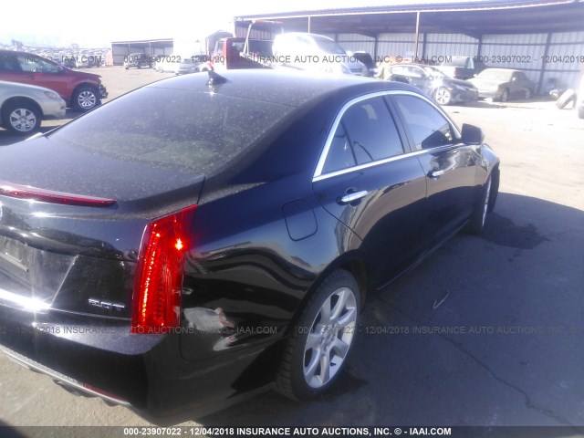 1G6AG5RX2E0105856 - 2014 CADILLAC ATS BLACK photo 4