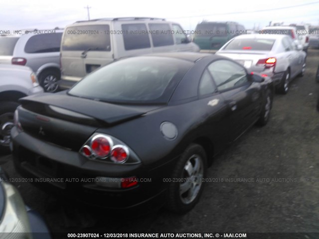 4A3AC44G03E022594 - 2003 MITSUBISHI ECLIPSE GS BLACK photo 4