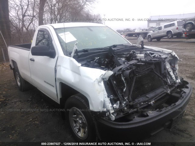 1GCNCPEH2EZ146486 - 2014 CHEVROLET SILVERADO C1500 WHITE photo 1