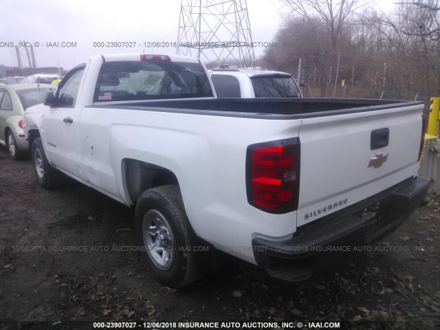 1GCNCPEH2EZ146486 - 2014 CHEVROLET SILVERADO C1500 WHITE photo 3