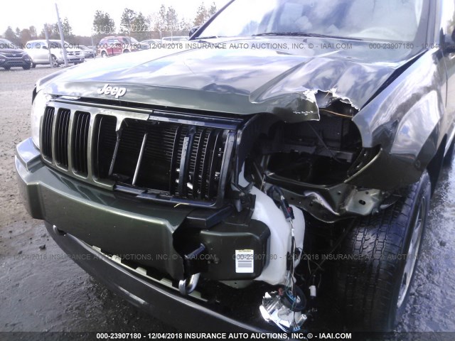1J4GR48K96C345367 - 2006 JEEP GRAND CHEROKEE LAREDO/COLUMBIA/FREEDOM 绿色 照片 6