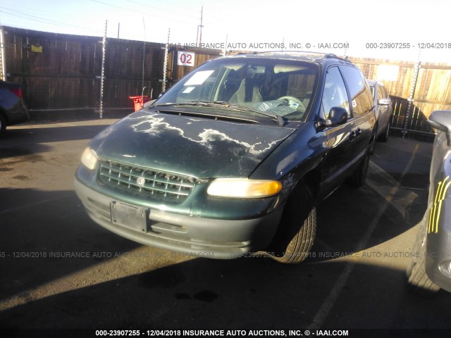 2P4GP45G5XR220348 - 1999 PLYMOUTH VOYAGER SE/EXPRESSO GREEN photo 2