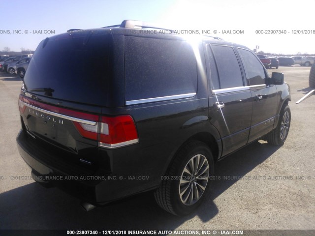 5LMJJ2HT7FEJ02430 - 2015 LINCOLN NAVIGATOR BLACK photo 4