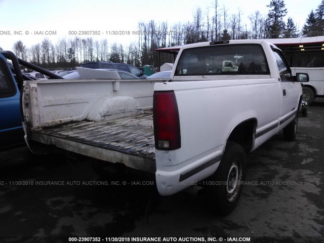 1GTGC24R9VZ518914 - 1997 GMC SIERRA C2500 WHITE photo 4