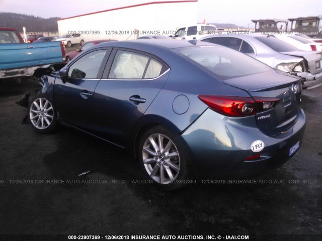 3MZBN1V70HM116259 - 2017 MAZDA 3 TOURING BLUE photo 3