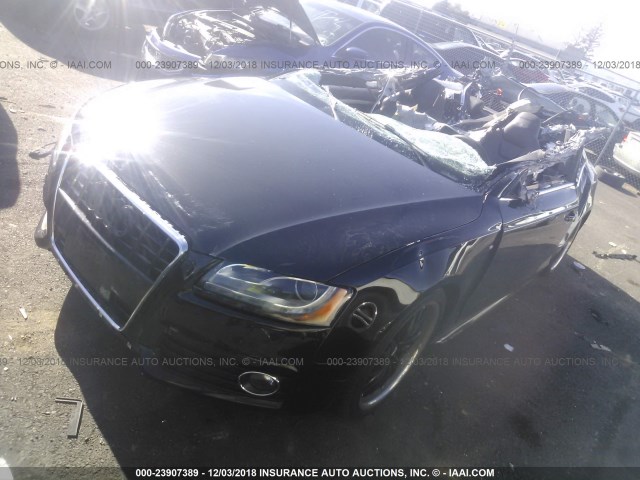WAUVVAFR9AA054618 - 2010 AUDI S5 PRESTIGE BLACK photo 2