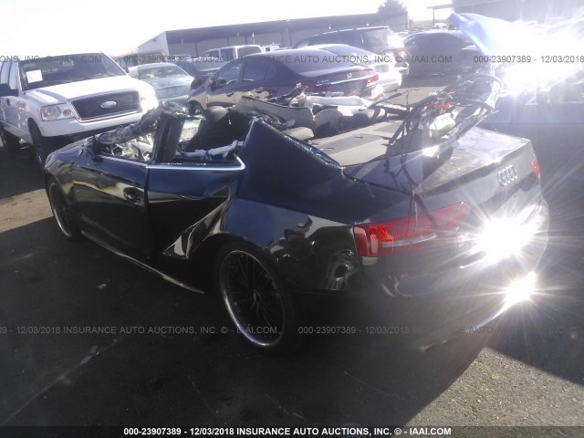 WAUVVAFR9AA054618 - 2010 AUDI S5 PRESTIGE BLACK photo 3