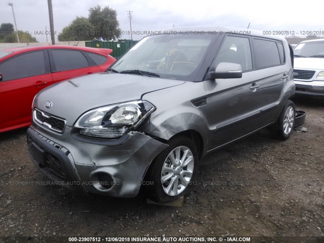 KNDJT2A64D7633530 - 2013 KIA SOUL +/!/SPORT GRAY photo 2