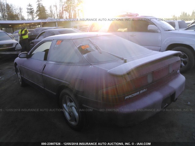 1ZVLT22B7S5119665 - 1995 FORD PROBE GT RED photo 3