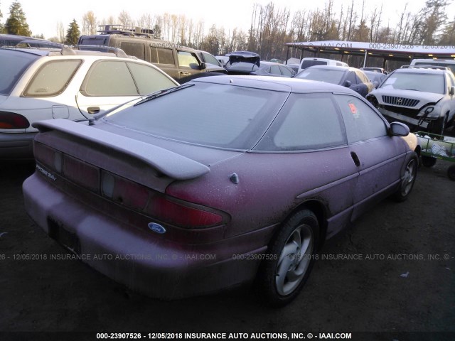 1ZVLT22B7S5119665 - 1995 FORD PROBE GT RED photo 4