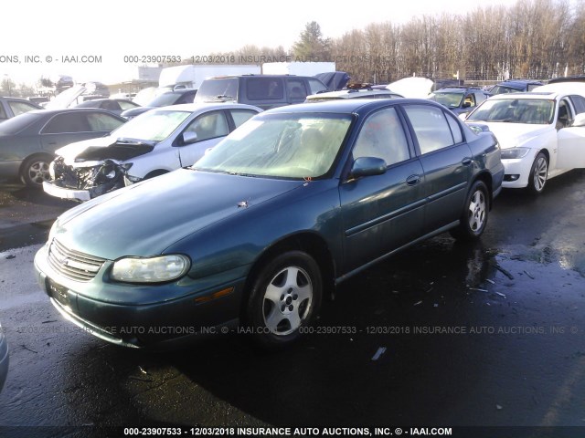 1G1NE52J72M719096 - 2002 CHEVROLET MALIBU LS 绿色 照片 2