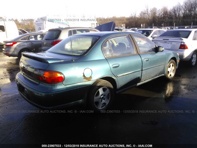 1G1NE52J72M719096 - 2002 CHEVROLET MALIBU LS 绿色 照片 4