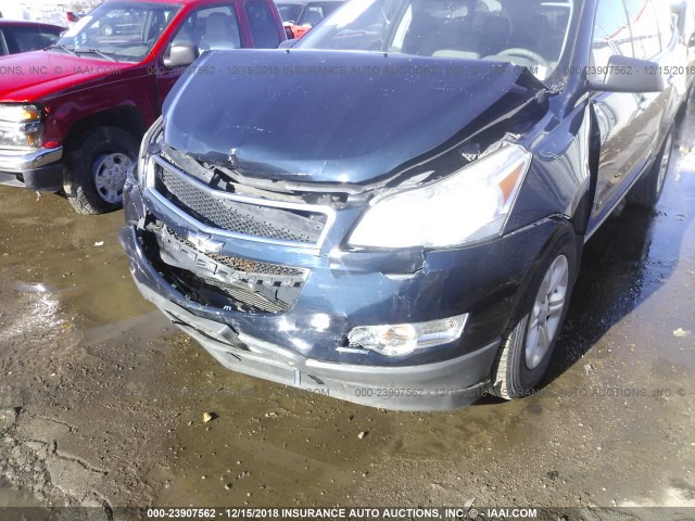 1GNLVEED6AS138632 - 2010 CHEVROLET TRAVERSE LS BLUE photo 6