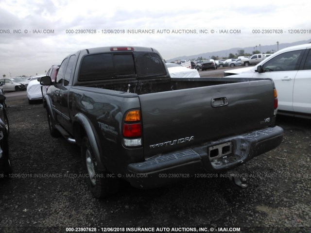 5TBRT38194S447404 - 2004 TOYOTA TUNDRA ACCESS CAB LIMITED GRAY photo 3