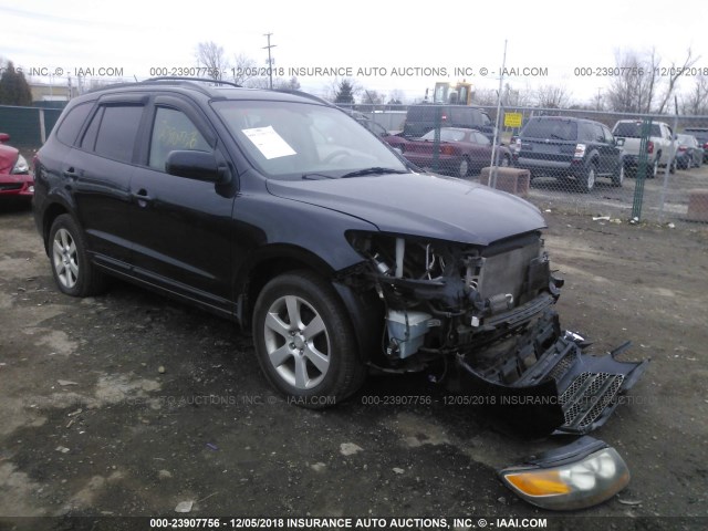 5NMSH13E57H084101 - 2007 HYUNDAI SANTA FE SE/LIMITED BLACK photo 1