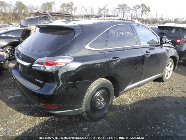 2T2BK1BA2FC309459 - 2015 LEXUS RX 350/BASE/F SPORT BLUE photo 4