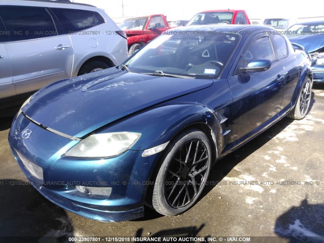 JM1FE173660202853 - 2006 MAZDA RX8 BLUE photo 2