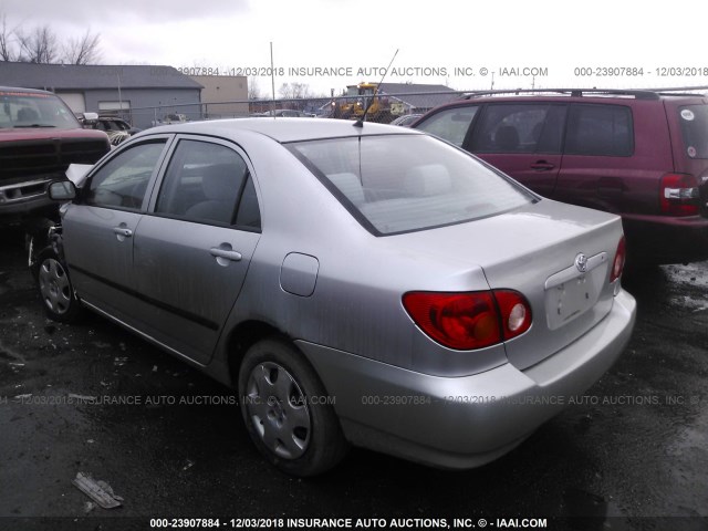 1NXBR32E84Z238455 - 2004 TOYOTA COROLLA CE/LE/S SILVER photo 3