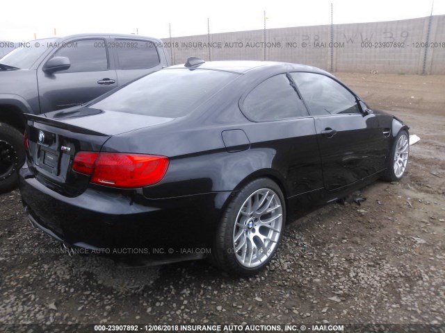 WBSKG9C58BE368327 - 2011 BMW M3 BLACK photo 4