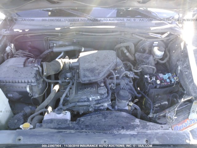 5TETX22NX9Z647046 - 2009 TOYOTA TACOMA ACCESS CAB ნაცრისფერი ფოტო 10